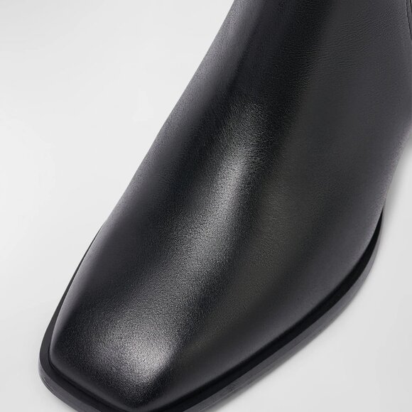 NEW Aeyde Neil Calfskin Leather Boots Black 41 - Picture 4 of 12